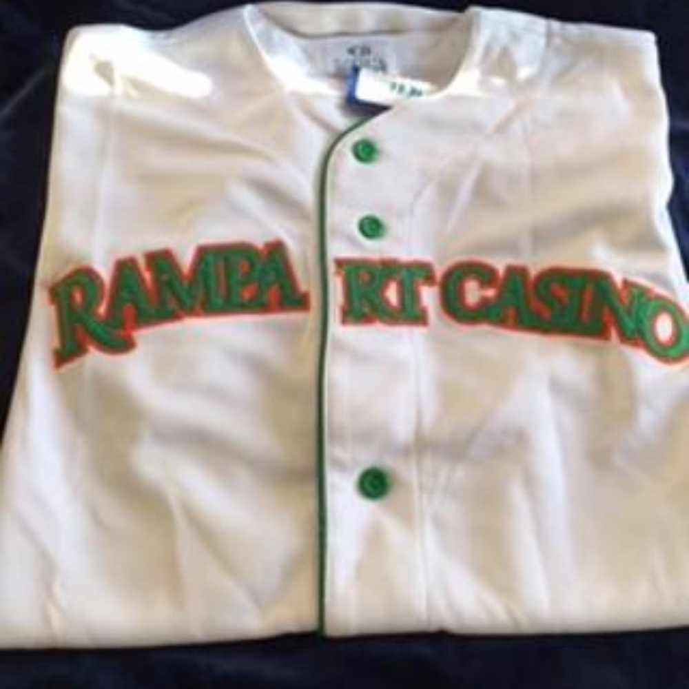 VINTAGE RAMPART CASINO BASEBALL JERSEY SHIRT